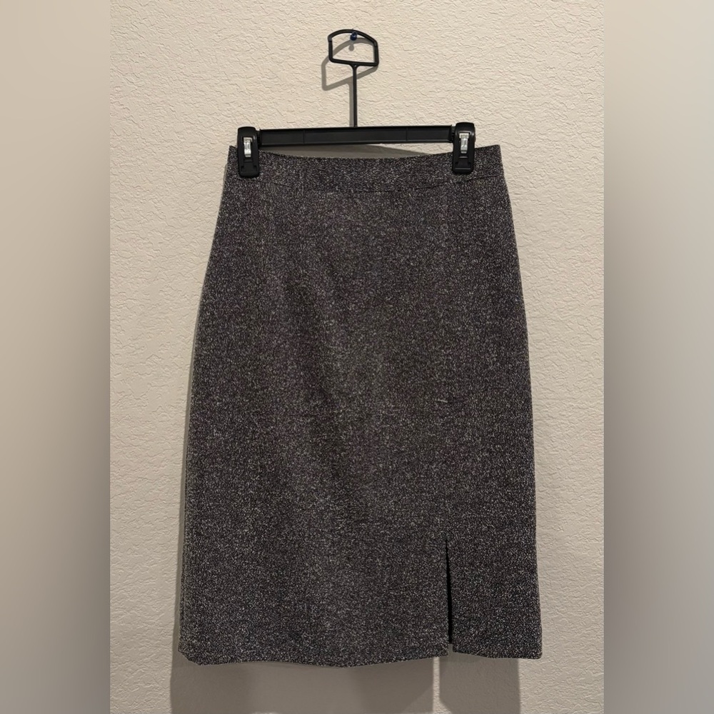 Bice By Sag Harbor Salt & Pepper Pencil Skirt Black And White
